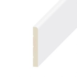 Primed Pine Finger Jointed F/J Pencil Round Profile 90 X 11 White