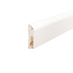 Primed Pine Finger Jointed F/J Bullnose Profile 42 X 18 White