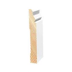 Primed Pine Finger Jointed F/J Colonial Profile 138 X 18 White