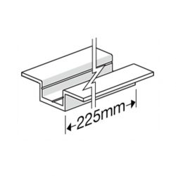 James Hardie 306010 HardieDeck Double Winged Base Jointer 225mm & Screw Bag of 35