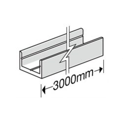 James Hardie 306032 HardieDeck Wingless Base Jointer 3000mm Decking