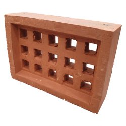 Brick Vent Clay V13 Square Hole Red Terracotta 230 x 160