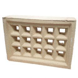 Brick Vent Clay V13 Square Hole Cream 230 x 160