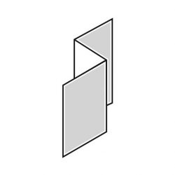 James Hardie 305569 HardieTex 7.5mm Pvc Z Flashing 3.0m