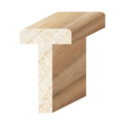 Porta Mouldings Tasmanian Oak 50 x 30 Rounded T Astragal Mushroom Stop 2.4m