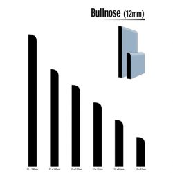 Primed MDF Bullnose 92 X 12 White