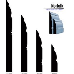 Pine Norfolk Profile F/J Finger Jointed Timber 5.4m