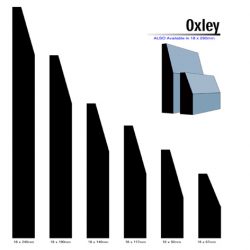 Primed MDF Oxley 240 X 18 White