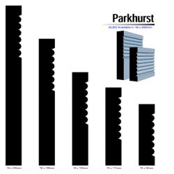 Primed MDF Parkhurst 240 X 18 White