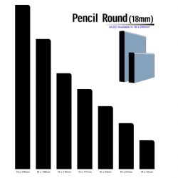 Pine Pencil Round Profile F/J Finger Jointed Timber 5.4m