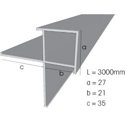 Weathertex Large External Corner 3.0m