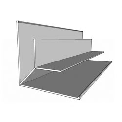 Weathertex Large Internal Corner Large Flange 3.0m