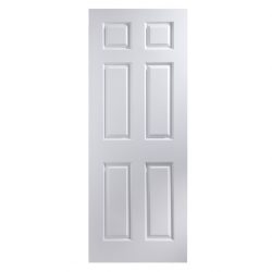 Door Interior Redicote Hollow Core Pacific 6 Panel White 2040 x 720 x 35