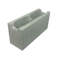 Besser Block Channel 390 x 190 x 140 Masonry Concrete Grey Hollow Block Recessed Web