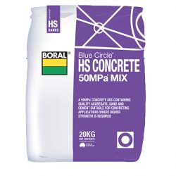 Concrete High Strength Mix 50 MPA Blue Circle 20kg Boral