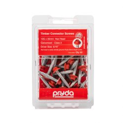Pryda 12G x 35mm Timber Connector Screws 50pk