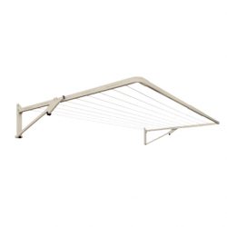 Sunbreeze Single Fold Down Clothesline Wall Mounted Paperbark