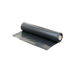 Builders Film 4m x 50m x 200um Black Polythene Plastic
