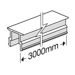 James Hardie 306014 Snap-In Top Strip Fire Zone 3000mm HardieDeck Decking