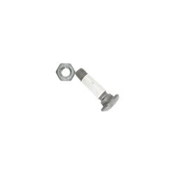 Bolt/Nut M6 x 25mm Cup Head Galvanised