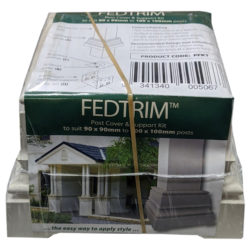 Fedtrim 90-100mm Post Cover and Support Kit
