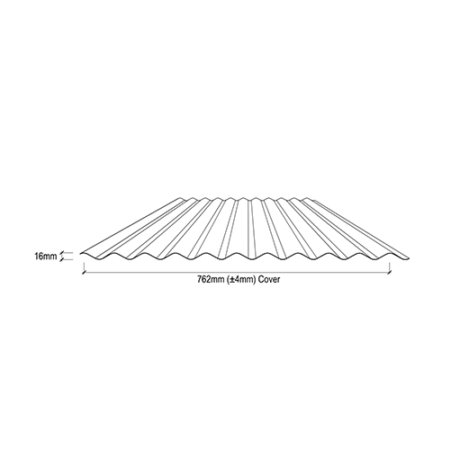 Colorbond Corrugated Roofing 0.42mm Zincalume Galvanised Steel