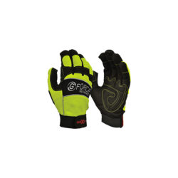 Safety Gloves G-Force HiVis Mechanics Gloves