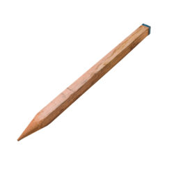 Hardwood Pegs 50 x 50 Stakes 750mm With Steel Collar