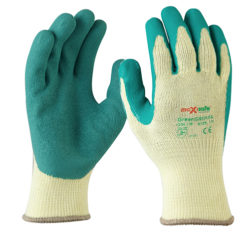 Safety Gloves Green Grippa Glove Maxisafe Latex