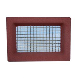 Vent Red 230 x 160 Brass Wire Ventilation Aleta