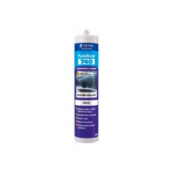 FulaSeal 740 Kitchen & Bathroom Silicone Sealant White