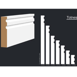 Primed MDF Totnes 240 X 18 White