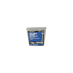 Hex Head Screw 12g x 20mm B8 Coating Metal Screws Box of 500