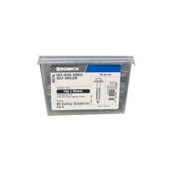 Hex Head Screw 14g x 65mm B8 Coating Metal Screws Box of 100