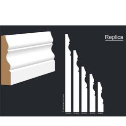 Primed MDF Replica 140 X 18 White