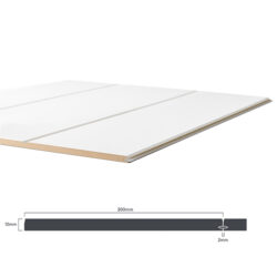 Surround by Laminex Classic VJ200 MR MDF 9mm Primed 3600x1200